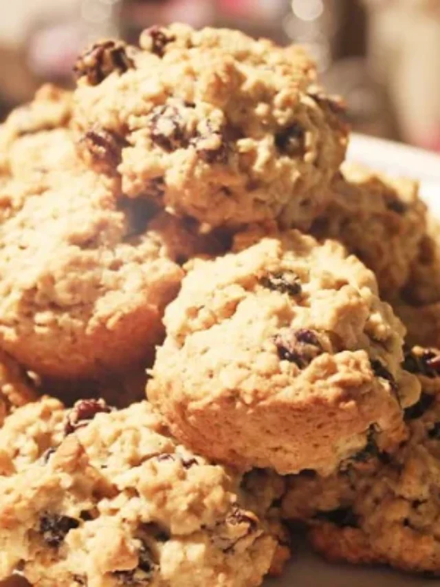 Biscoitos de Aveia e Passas