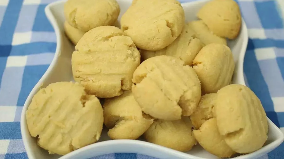 Biscoitos amanteigados perfeito para café da manhã; bem simples de fazer