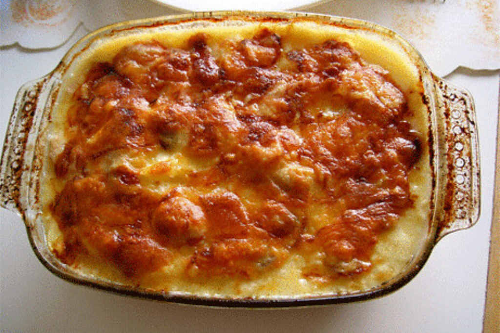 Batata gratinada