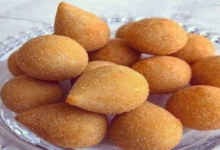 Coxinha de Mandioca com Carne Moída