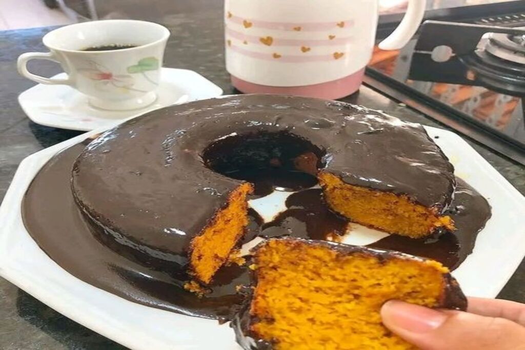 Bolo de cenoura fit