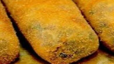 Croquete de carne moída