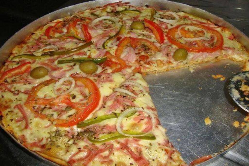pizza de liquidificador