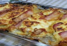 File de frango com bacon