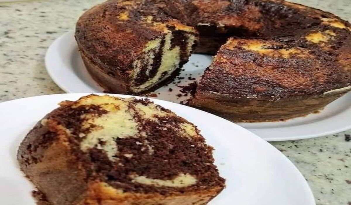 Bolo de mesclado