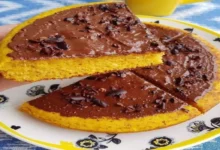 Bolo de cenoura de frigideira