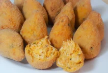 coxinha de frango sem massa