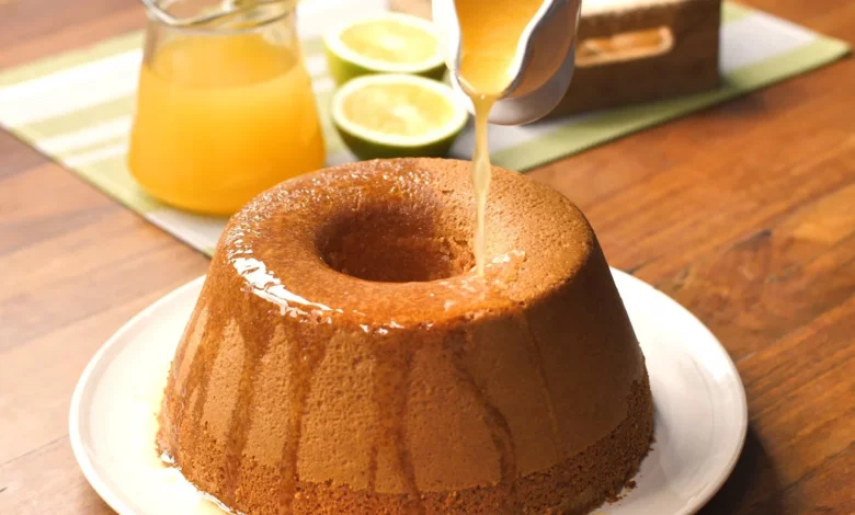 Bolo de laranja de liquidificador