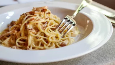 espaguete à carbonara