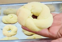 Rosquinhas de padaria açucaradas