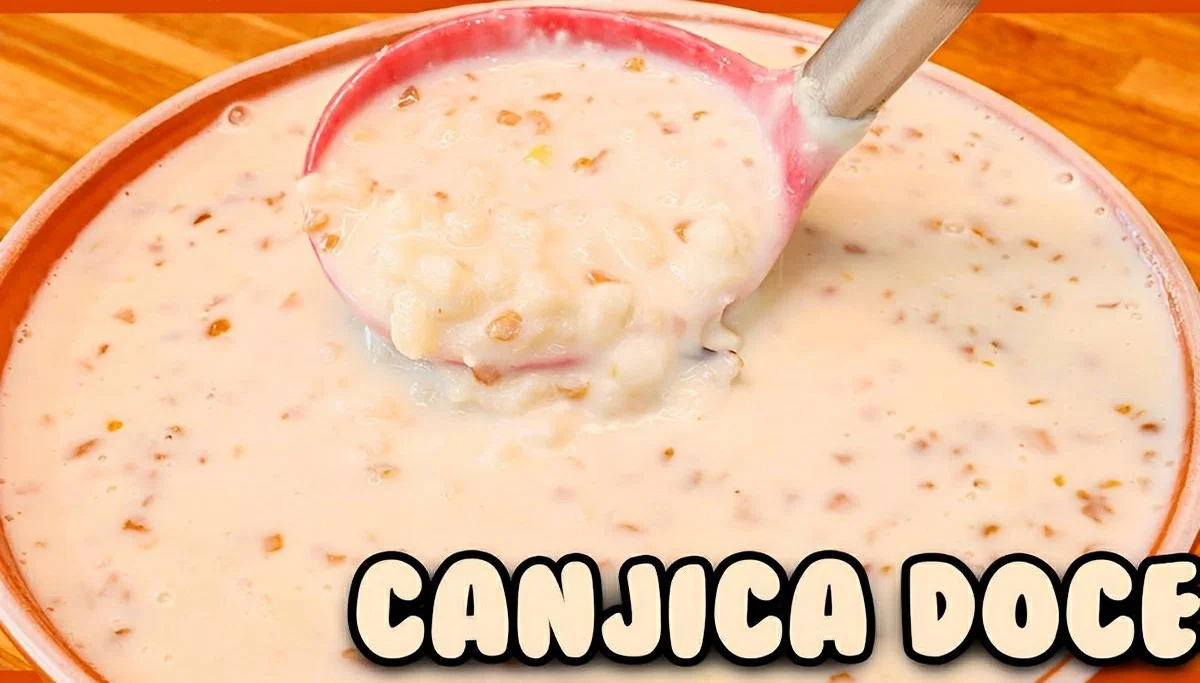 Canjica doce e cremosa