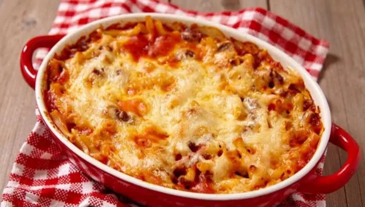 Macarrão de forno cremoso 