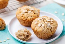 Bolinho de Banana com Aveia imagem: Canva Pró