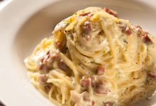 Macarrão à Carbonara imagem: Canva Pró