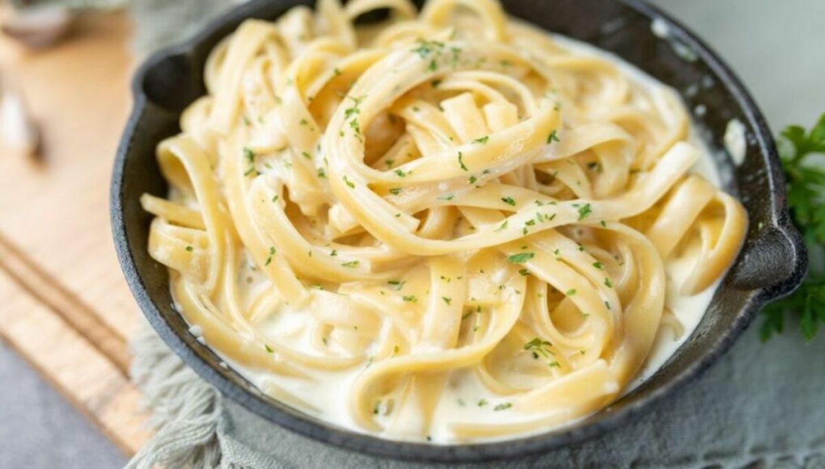 Macarrão com Creme de Leite Simples