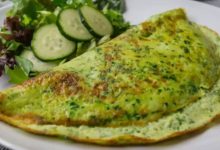 Omelete Fit de Espinafre