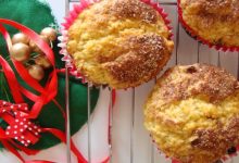 muffins de manhã de natal